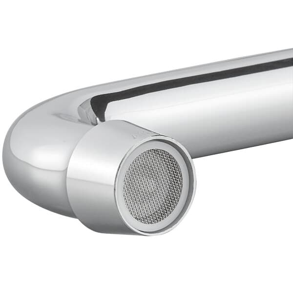 A Waterloo pre-rinse faucet with a white background.