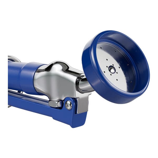 A blue and silver Waterloo pet grooming hand held device.